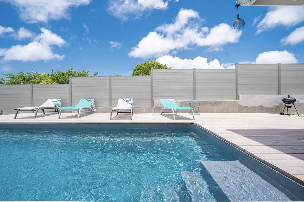 Superbe Villa Avec Piscine Et Proche Mer Au Diamant - 3 Chambres Et Salles De Bain Le Diamant Exterior foto