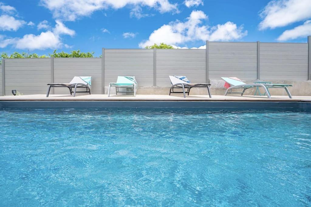 Superbe Villa Avec Piscine Et Proche Mer Au Diamant - 3 Chambres Et Salles De Bain Le Diamant Exterior foto